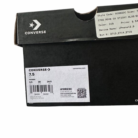 ❤️Converse Chuck Taylor All Star Move Platform Sz 7.5 Women's Shoes Mint A10823C - Picture 9 of 12